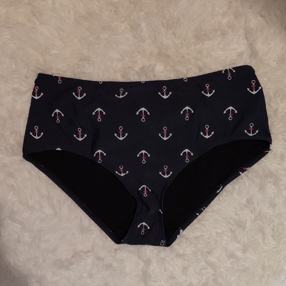 Unique Vintage Nautical Anchor Bikini Set XXL
